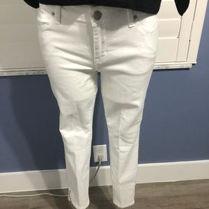 Dress Barn white denim jeans